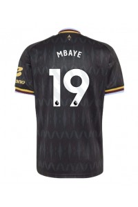 Aston Villa Ibrahim Mbaye #19 Jalkapallovaatteet Vieraspaita 2026-27 Lyhythihainen